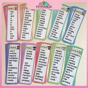 MYPANDA 1000 Chữ nhìn thấy Flashcards, Danh sách từ Thẻ Flash, Danh sách từ tần số cao, Tài liệu giảng dạy ESL, Xây dựng từ vựng.