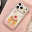 Bánh tráng miệng Chó Kính Acrylic Vỏ Điện Thoại Cho iPhone 17 Pro Max 16 15 14 Vỏ Bảo Vệ Chống Sốc