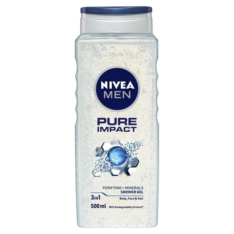 Sữa Tắm Gội Xả Nivea Men 3in1 Shower Gel 500ml