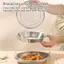 Khay thoát nước bằng thép không gỉ Chảo tròn Thoát dầu Tấm nướng Lò nướng An toàn Dễ dàng làm sạch để nướng BBQ [VN]