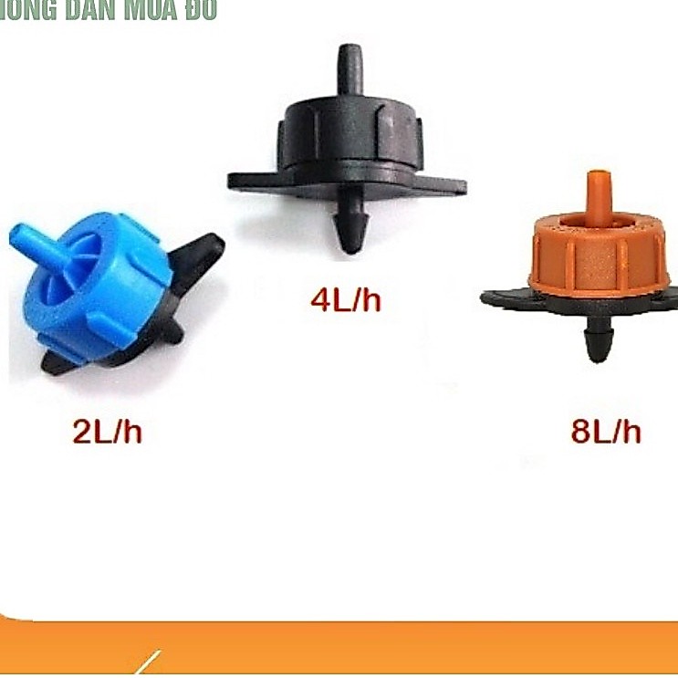 combo 20 Béc tưới nhỏ giọt bù áp 2L, 4L, 8L -Combo 20 cái