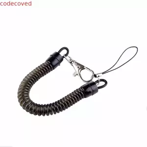 MOCOVED Bungee Dây Lò Xo Dây Bảo Vệ Điện Thoại Chống Mất Dây Đeo Dụng Cụ Ngoài Trời Xoắn Ốc Dây Điện Thoại Chìa Khóa