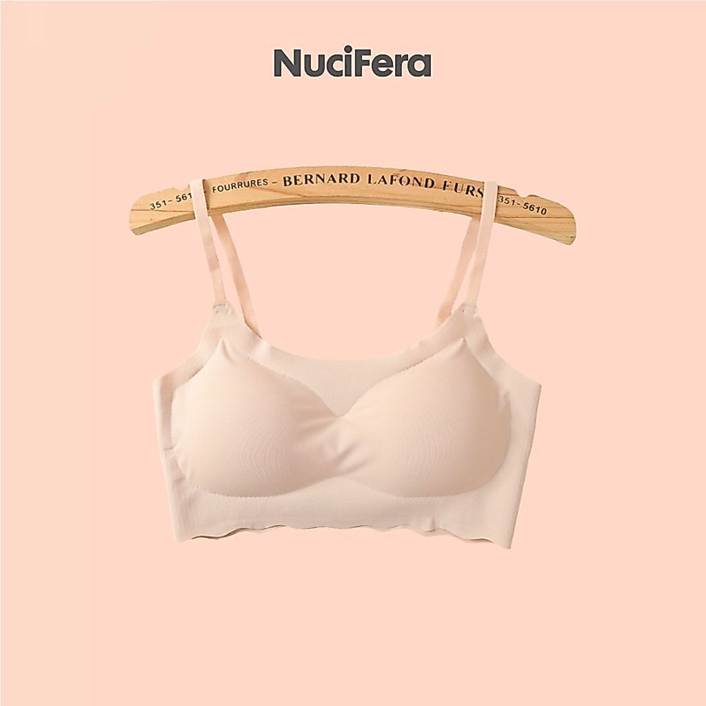 Áo lót su mềm nữ sinh không gọng AXI_NuciFera liền mảnh không gọng cho ngực nhỏ