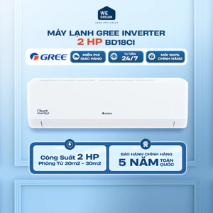 Máy Lạnh Gree Inverter 2HP BD18CI | Tiết Kiệm Điện Hiệu Quả - Hàng Chính Hãng