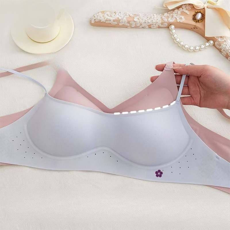 Dây đeo vai mỏng thời trang cổ thấp lưng đẹp vô hình Push-Up Áo ngực mỏng không khung
