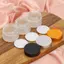 Bình kem thủy tinh mờ DARON, 5-50g Chai kem mặt rỗng, Lon Kem nền dạng lỏng Lọ dưỡng môi Son dưỡng trang điểm du lịch