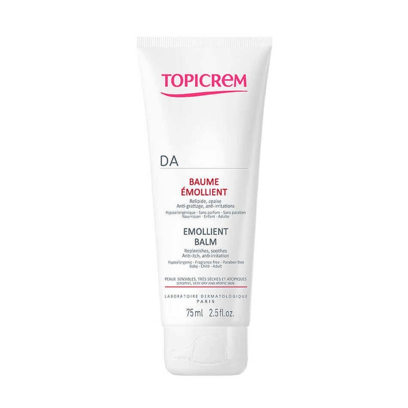 Kem dưỡng giúp làm êm dịu da, dành cho da khô và da cơ địa - TOPICREM DA PROTECT EMOLLIENT BALM 75ml