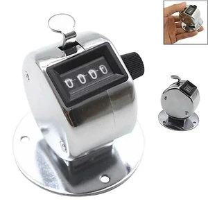 Đếm Số Lượng Cầm Tay, Để Bàn 4 Số Cơ Học Inox - Sản Phẩm Ngành May Loại Tốt