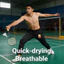 Quần cầu lông YONEX khô nhanh và in 3D thoáng khí, túi dây rút quá khổ, quần chạy bộ và tập thể dục