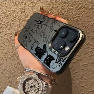 Ốp lưng iPhone Mèo đen cho 17 16 15 14 13 12 11 Pro Pro Max 6 6S 7 8 Plus X XS XR XS Max SE 2020 2022 Ốp lưng TPU mềm