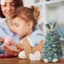 Đèn Phục Sinh Bunny Để Bàn Cây Hoạt Động Bằng Pin Vui Mùa Xuân Phục Sinh Trang Trí Ngày Lễ Thích Hợp Cho Sân Vườn Ngoài Trời