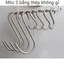 - Móc Chữ S Inox - Móc Treo Đồ ,Móc Treo 2 Đầu, Móc dấu hỏi, Móc Treo Đồ Nhà Bếp, Nhà Tắm-TOOLIX