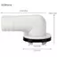 GCDHome Right-angel Điều Hòa Không Khí Thoát Nước Kết Nối Dòng Chảy Khớp Thoát Nước Phụ Kiện Điều Hòa Không Khí Thoát Nước Công Cụ HOT