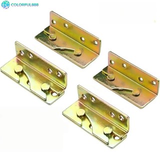 [MÀU SẮC] Đầu nối cố định khung giường hạng nặng 4x cho bản lề nội thất bằng gỗ