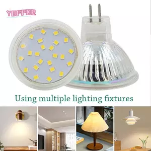 Bóng đèn Halogen YOFFOR Đế Bi-Pin ấm áp 220V / 12V Đèn pha Mini