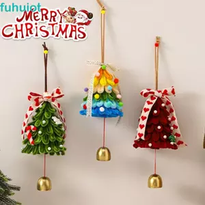 FUHUIOT Cây Giáng Sinh Pendat Chất Liệu Gói, Thủ Công Handmade Cây Giáng Sinh DIY Twist Stick, Twist Stick Mặt Dây Chuyền Hoạt Hình Sáng Tạo Sang Trọng Cây Giáng Sinh Thân Chất Liệu Bé Gái