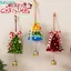 FUHUIOT Cây Giáng Sinh Pendat Chất Liệu Gói, Thủ Công Handmade Cây Giáng Sinh DIY Twist Stick, Twist Stick Mặt Dây Chuyền Hoạt Hình Sáng Tạo Sang Trọng Cây Giáng Sinh Thân Chất Liệu Bé Gái