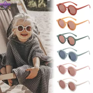 RTJIFSS Kính Mát Tập Đi Retro Ngoài Trời Bé Gái Bé Trai Kính Bảo Vệ Đi Biển