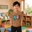 Áo ngắn tay bé trai mềm mại thấm hút mồ hôi Size 90-150 cho trẻ em từ 2-12 tuổi