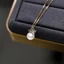 Cà vạt nơ zircon kiểu Pháp, khí chất thời trang dành cho nữ, cảm giác cao cấp, vòng cổ giả ngọc trai thanh lịch