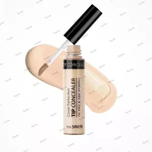 Kem che khuyết điểm PYCOU Tip, Cover Perfection 3 màu Liquid Concealer Stick, Dưỡng ẩm toàn diện Độ phủ sáng không thấm nước Kem nền làm sáng da mặt