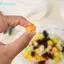 FUJIOU Bóp Đồ Chơi Cảm Giác, Nho Fidget Đồ Chơi Bóp Đào Đồ Chơi, Ngô Nhân Tạo Mini Giả Vờ Chơi Mô Phỏng Trái Cây Mô Hình Cậu Bé