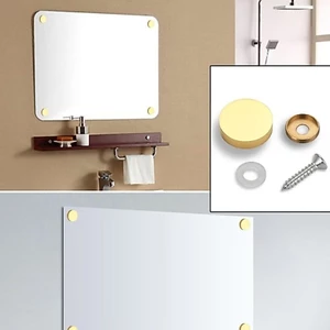 OXXGGKAO Cổ Chắc Chắn Đồng Nội Thất Móng Tay 9 Mm Mái Vòm Mũ M3Thread Đồng 8 Chiếc