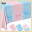 Khăn trải bàn tiết lộ giới tính B & N - Khăn trải bàn bằng nhựa hình chữ nhật hồng & xanh, dùng để tắm cho bé, lễ rửa tội, trang trí tiệc sinh nhật.