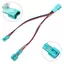 Cáp LED Y 7.5in Cho Xe BMW F30 F31 F80 M3 Cupholder AC / Radio Blue Adapter 19cm