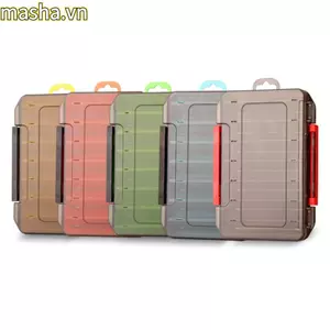Bảo quản, Hộp đựng đồ câu cá 6 màu 14 ngăn, Hộp dụng cụ mồi mềm bằng nhựa Polypropylen hai mặt Phụ kiện câu cá