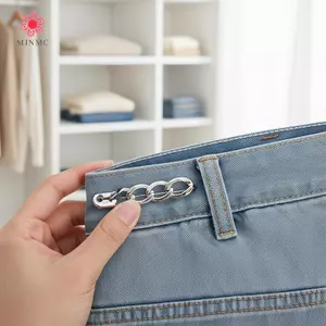 MJnmc Không May Quần Có Thể Điều Chỉnh Kẹp Kim Loại Chân Cho Securefortable Fit Mới