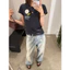 Bán Xuân Hè In Hoa Nhỏ 100% Cotton Cao Cấp Nam Nữ Áo Thun Tay Ngắn Size Lớn 0629