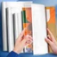 GETVOW 10 Cái / bộ Vỏ Bọc Sách, Vỏ Bảo Vệ Sách A4 / A5 / 16K Trong Suốt, Vỏ Sách Chống Thấm Nước Đơn Giản Học Sinh Sử Dụng