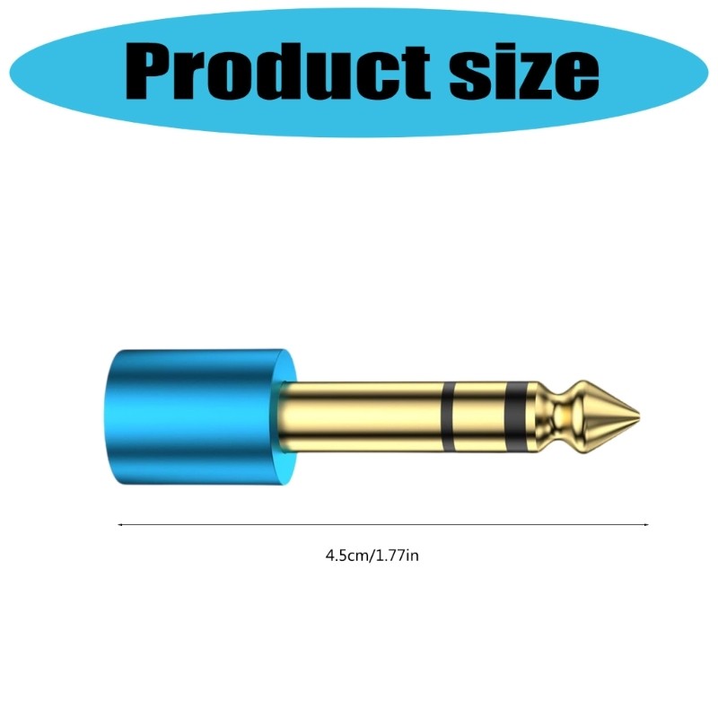 IOR Tai Nghe Adapter 6 35mm 1 4inch Nam Đến 3 5mm 1 8inch Nữ Stereo Adapter Cho Loa Máy Quay