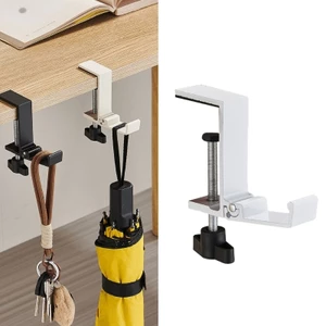 Giá đỡ móc tai nghe có thể gập lại đa chức năng được xây dựng bằng chất liệu kim loại để quản lý cáp không gian làm việc
