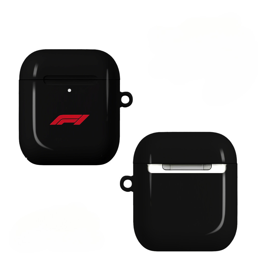 Ốp lưng Airpod logo màu đen F1 cho airpod1 / 2 / 3 / 4 pro pro pro2 ốp lưng cứng bóng