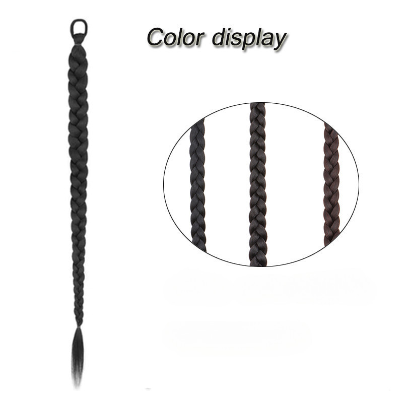 [COD] Tóc giả đuôi ngựa tết bím dài 70cm/60cm, chất tóc tổng hợp bền đẹp, dễ gắn, tạo kiểu nhanh chóng