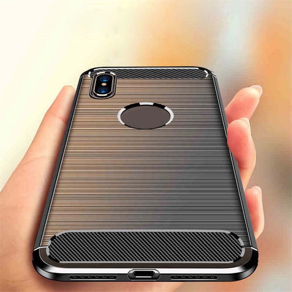 TPU Dễ Thương Tương Thích Cho IPhone 16 15Pro SE2 SE3 6S 6 7 8 Plus XR X XS Max Mới Chống Sốc Siêu Mỏng Silicon Mềm Ốp Lưng Sợi Carbon Mờ