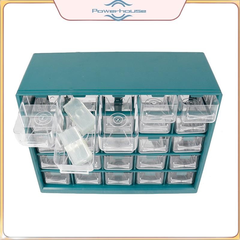 POWER 25 Hộp các bộ phận ngăn kéo đa lưới Hộp phân loại vít treo tường Hộp công cụ Hộp đựng linh kiện điện tử Hộp công cụ lưu trữ.
