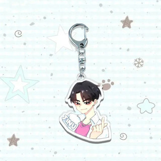 8pcs set Kpop Huntrix Keychain Demon Hunters Boys pendant Girl Group Acrylic keychain
