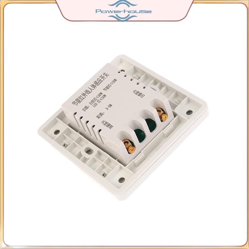 POWER AC 220V LED PIR Cảm Biến Chuyển Động Ánh Sáng Hồng Ngoại Phát Hiện Cơ Thể Con Người Tự Động Bật Tắt Đèn Thông Minh Cho Cầu Thang Hành Lang.