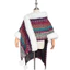 JVSUB Trẻ Em Áo Poncho Mông Cổ, Áo Len Giả Cổ Áo Cardigan Tua Rua Khăn Choàng, Len Nhân Tạo Thời Trang Phong Cách Dân Tộc Mùa Đông Ấm Áp Mũ Dệt Kim Cho Trẻ Em