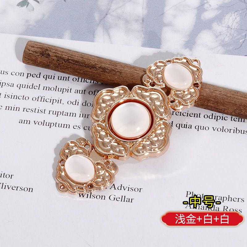 Hanfu Trẻ Em Nữ cổ đứng mắt mèo 50mm, nút mây và khăn choàng