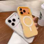 Ốp điện thoại từ tính màu thạch cho iPhone 17 pro max 16 12 13 14 15 pro max Vỏ bảo vệ điện thoại vỏ mềm bảo vệ ống kính chống rơi
