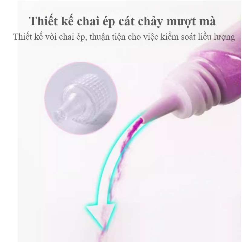 Hộp 20 Tranh Cát Tô Màu Cho Bé + 12 Chai Cát Màu, 20 Mẫu Tranh Không Trùng Lặp, Giúp Bé Thỏa Sức Sáng Tạo