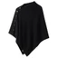 ESSENCEH Dệt Kim Dày Ấm Poncho, Khăn Choàng Pashmina Ấm Áp Không Đều, Dày Thường Ngày Có Nút Đeo Vai Top Thu Đông