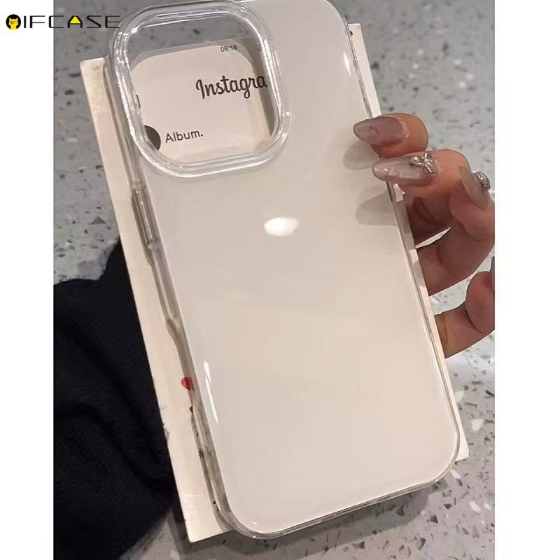 Ốp Lưng Hàn Quốc Cho Redmi Note 14 13 12 11 Pro Plus 12 Turbo 9 9T Turbo 4 3 A5 A4 A3 Pro A2 A1 Vỏ Điện Thoại Màu Trơn Đơn Giản Trắng Vàng Hồng Vỏ Cứng Ốp Lưng