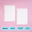50/100 Tờ Giấy Refill A5 B5 100GSM, Ruột Sổ Còng Giấy Refill Kẻ Ngang Kẻ Caro Chấm DotGrid Cornel -AT
