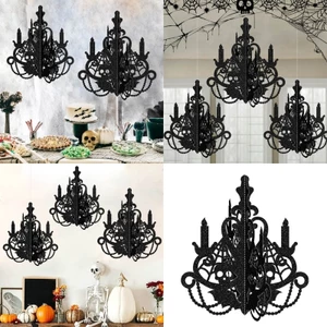 Trang trí treo tường điêu khắc bằng giấy Halloween Thiết lập dễ dàng