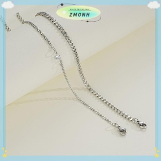 ZMONH 2 Chiếc Đơn Giản Thời Trang Tinh Tế Vòng Tay Cho Cặp Đôi Unisex Cao Cấp Cảm Giác Trái Tim Vòng Tay Trang Sức Phụ Kiện Valentines Quà Tặng